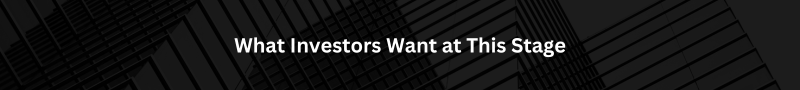 What Investors Want at This Stage