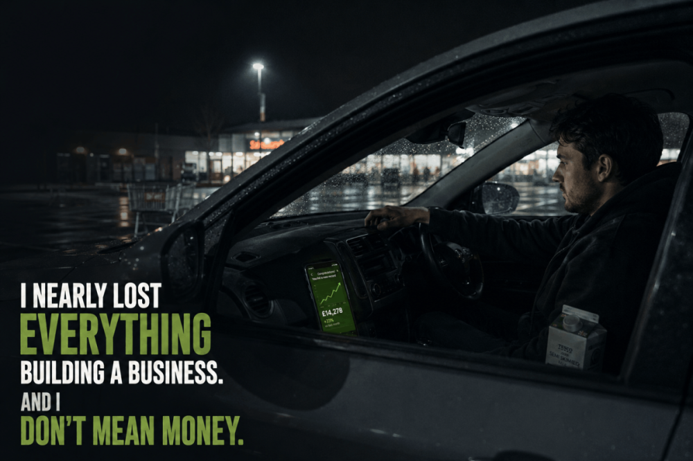 i nearly lost everything building a business and i dont mean money